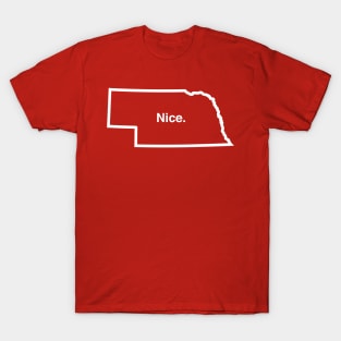 Nebraska NICE T-shirt by Corn Coast T-Shirt